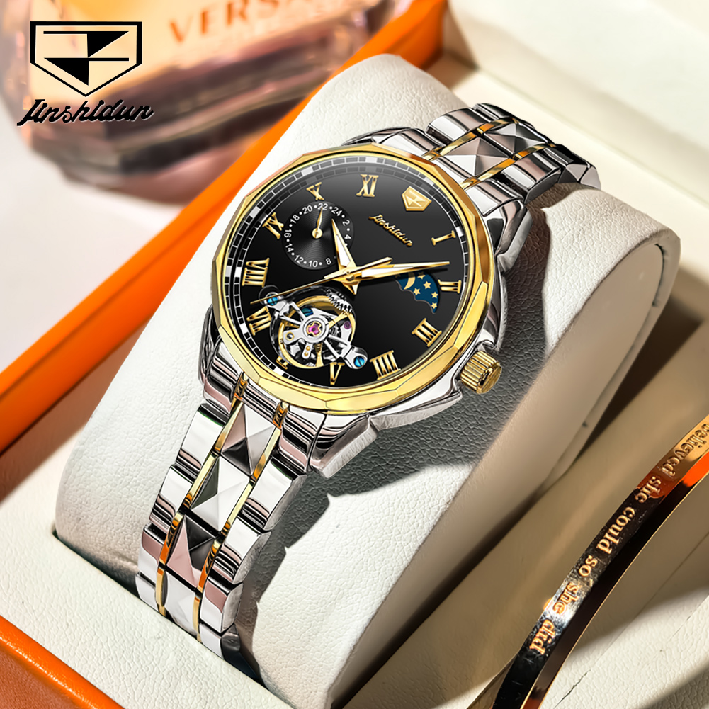 Skeleton Mechanical Watch - JSDUN 8937 Ladies Watches Automatic Mechanical