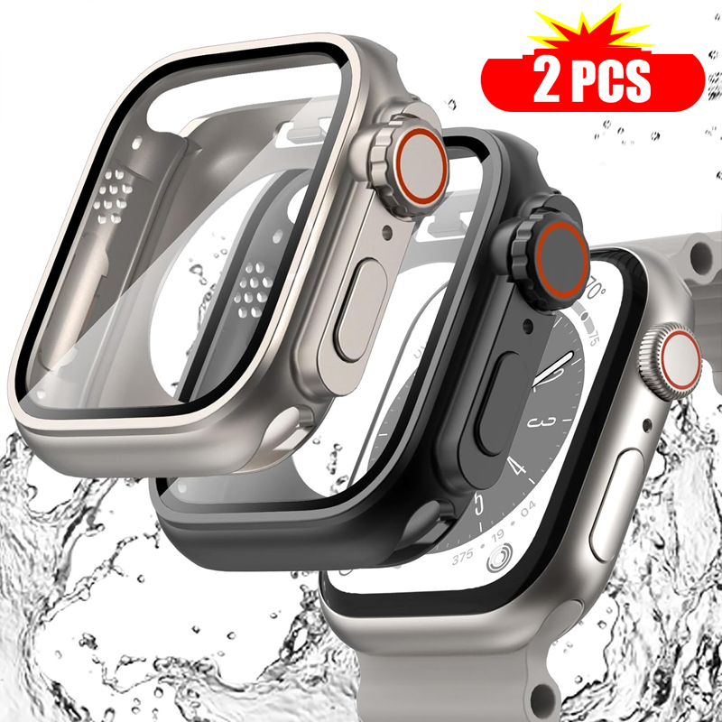 Apple Watch Band - 2PCS Tempered Glass+Cover For Apple Watch