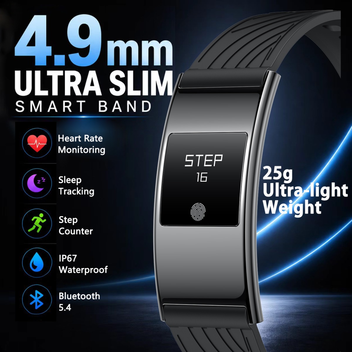 Smartwatch Slim Watches For Men - 4.9mm Ultra-Slim 2026 NEW Smart Watch