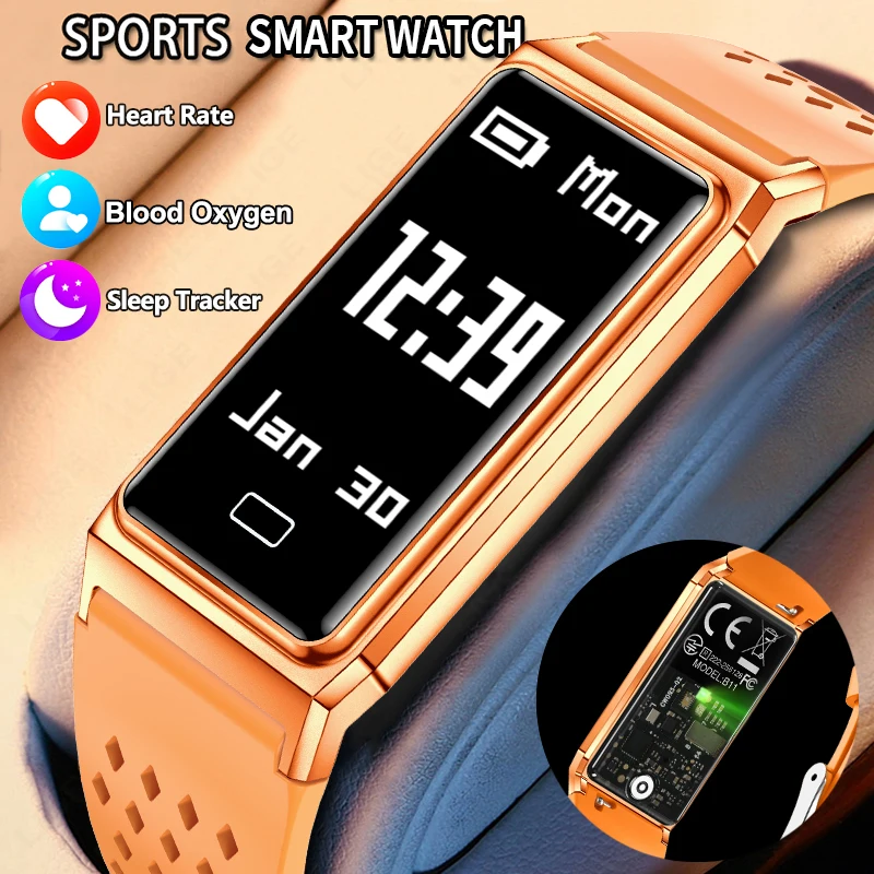 Smartwatch Slim Watches For Men - LIGE New Ultra-Slim Smart Bracelet Women