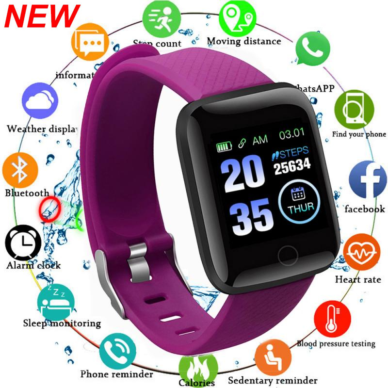 Smartwatch Square Watches For Men - 116plus Smart Watch Men Women Fitness