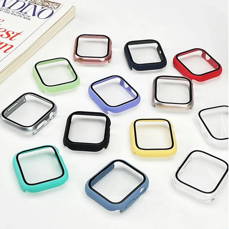Tempered Glass+cover For Apple - Apple Watch Band 评论和价格