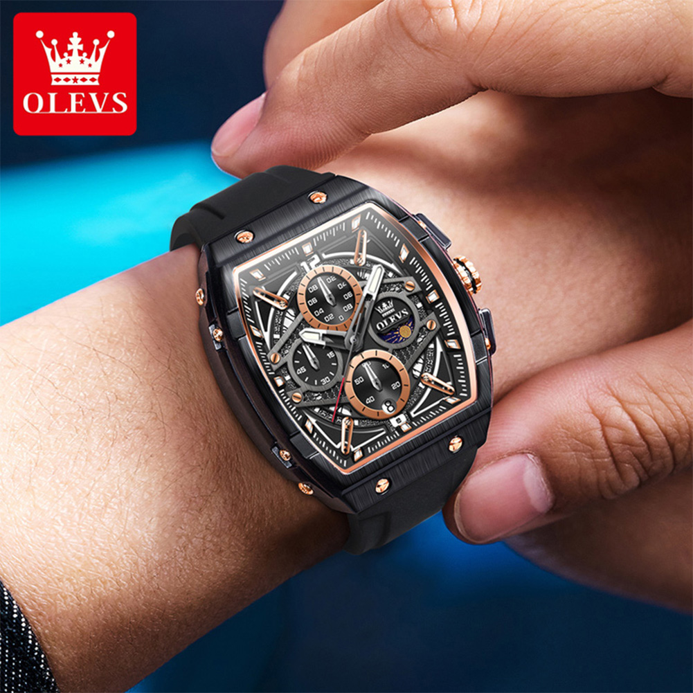 OLEVS 2975 Men's Watch Fashion - Skeleton Mechanical Watch 评论和价格