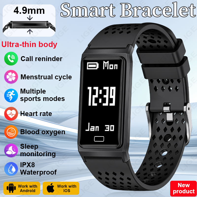 4.9mm Ultra Slim Smart Bracele - Smartwatch Slim Watches For Men 评论和价格
