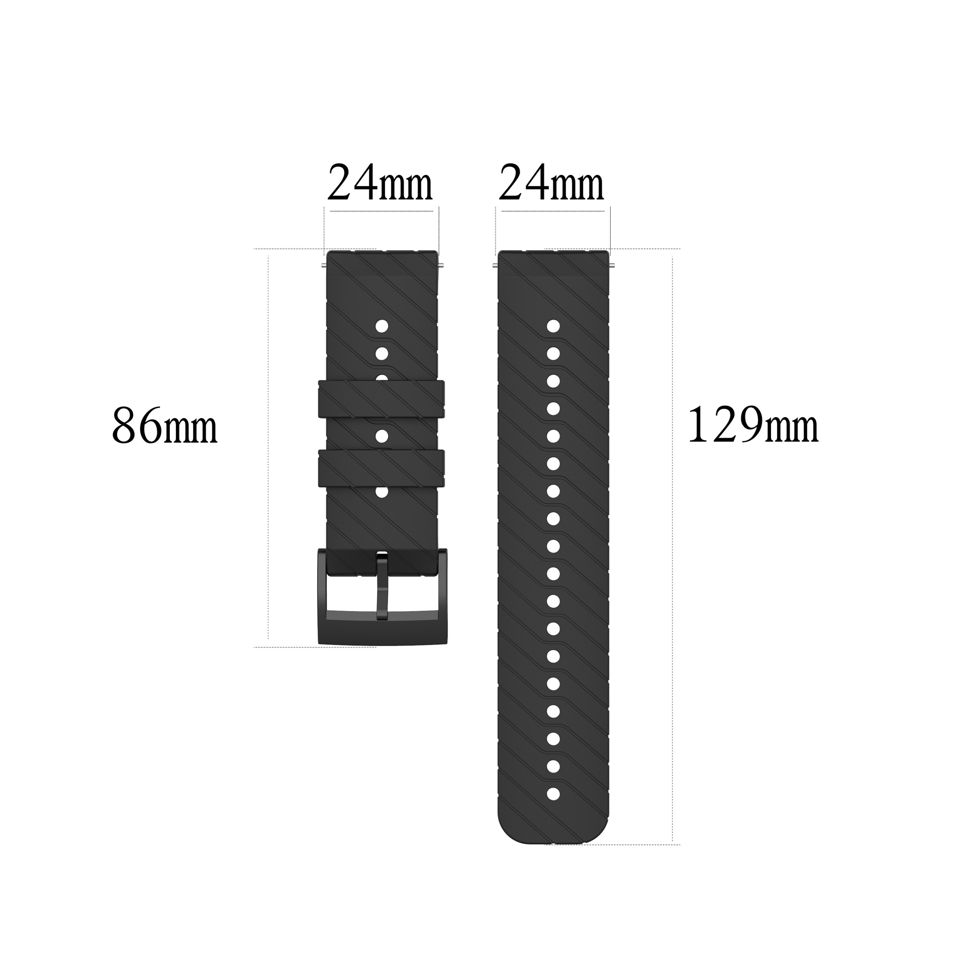 Silicone Strap for suunto 9 ba - Fossil Watches Smartwatch Hybrid 评论和价格