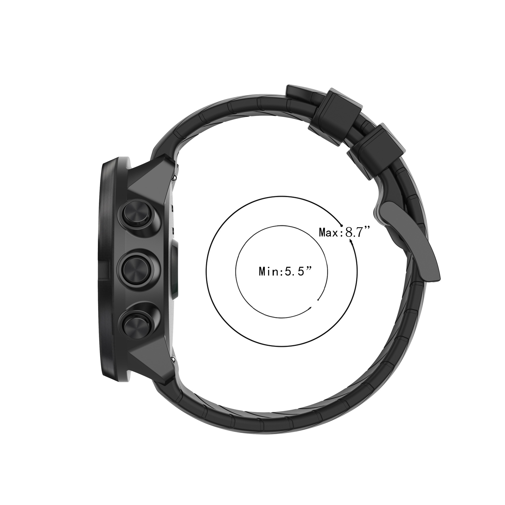 Silicone Strap for suunto 9 ba - Fossil Watches Smartwatch Hybrid 评论和价格