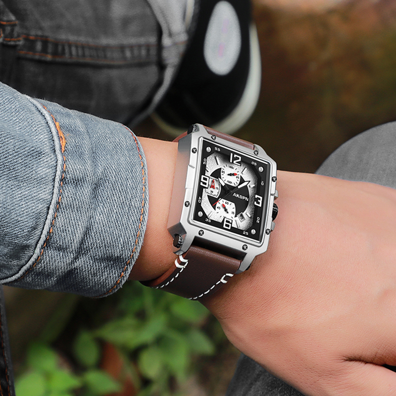 Man Watch Original Design Watc - Smartwatch Square Watches For Men 评论和价格