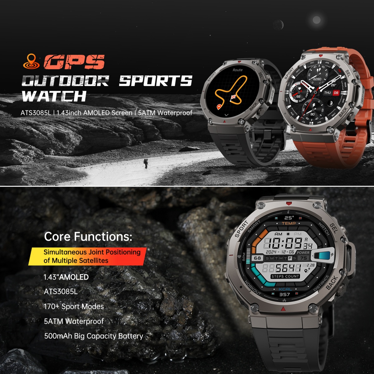 2025 New Military Smart Watch  - Watch Vs Smartwatch 评论和价格