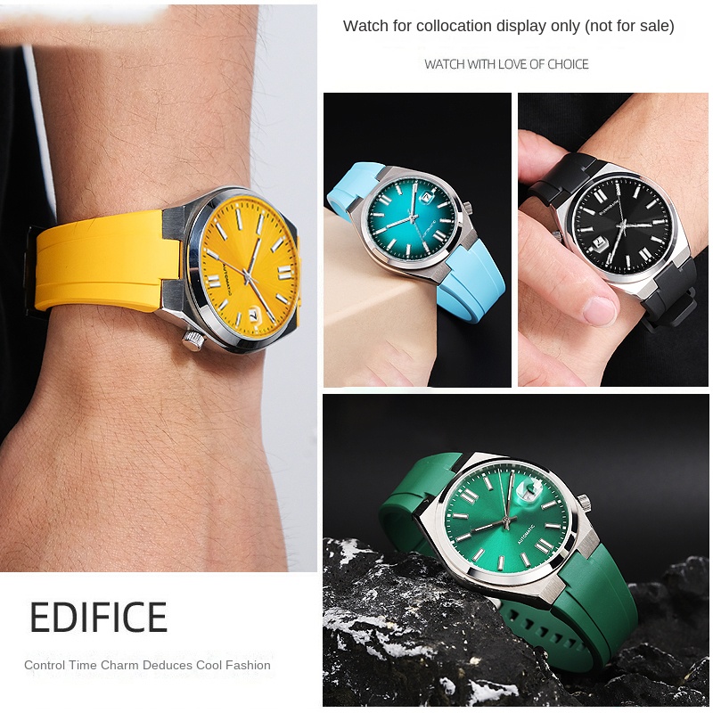 9x26mm FKM Fluoro Rubber Strap - Citizen Watch Tsuyosa 评论和价格