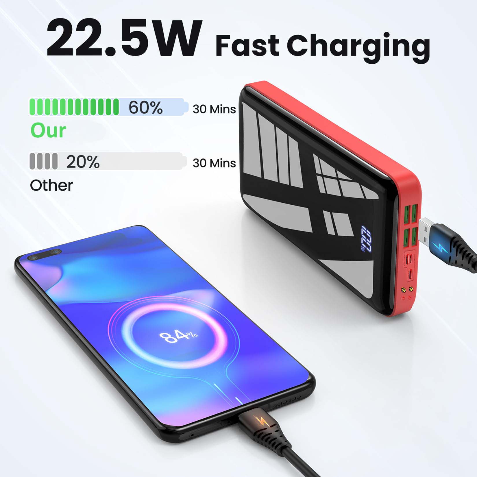 Portable Charger 30000mah Powe - Smartwatch Phone Watches 评论和价格