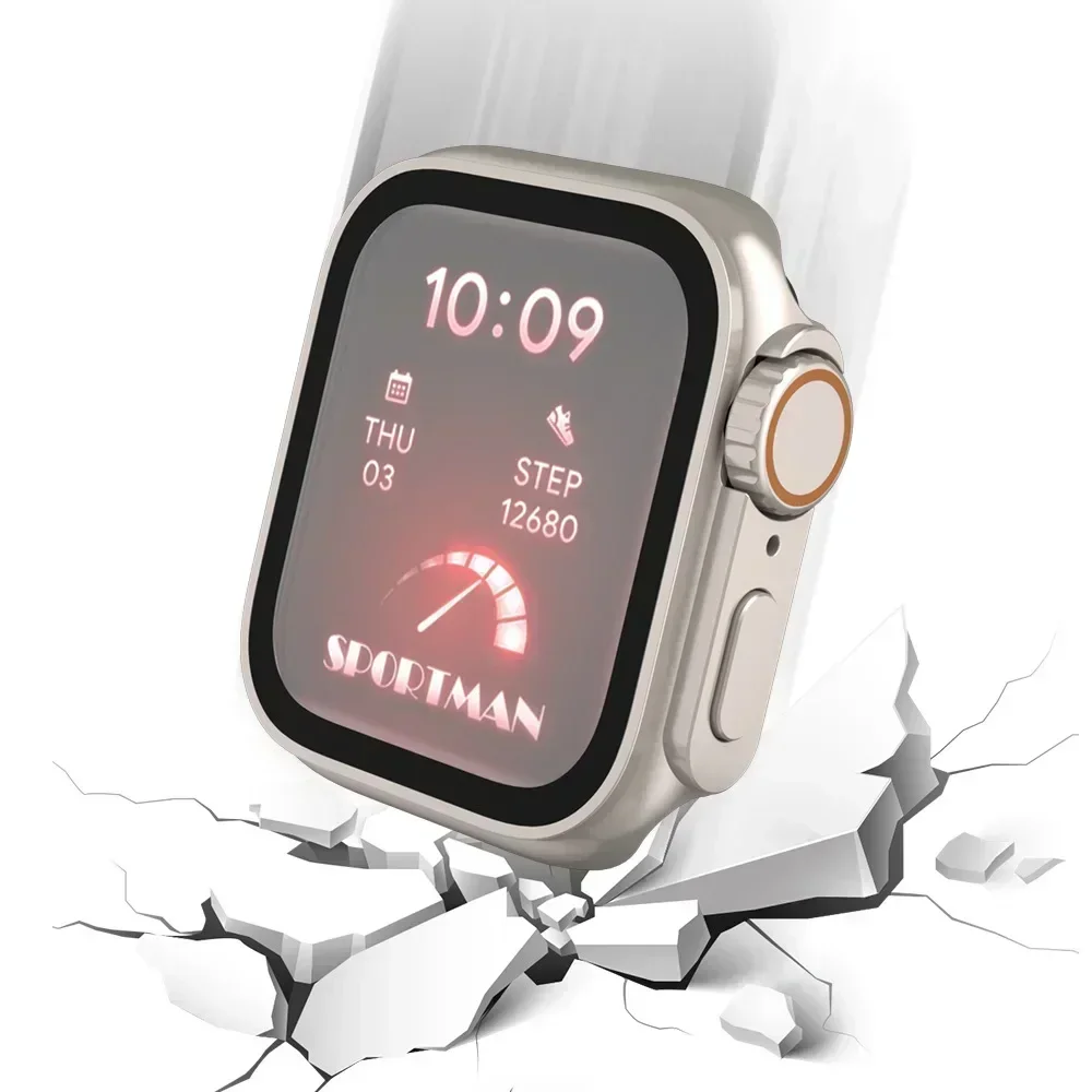 2PCS Tempered Glass+Cover For  - Apple Watch Band 评论和价格