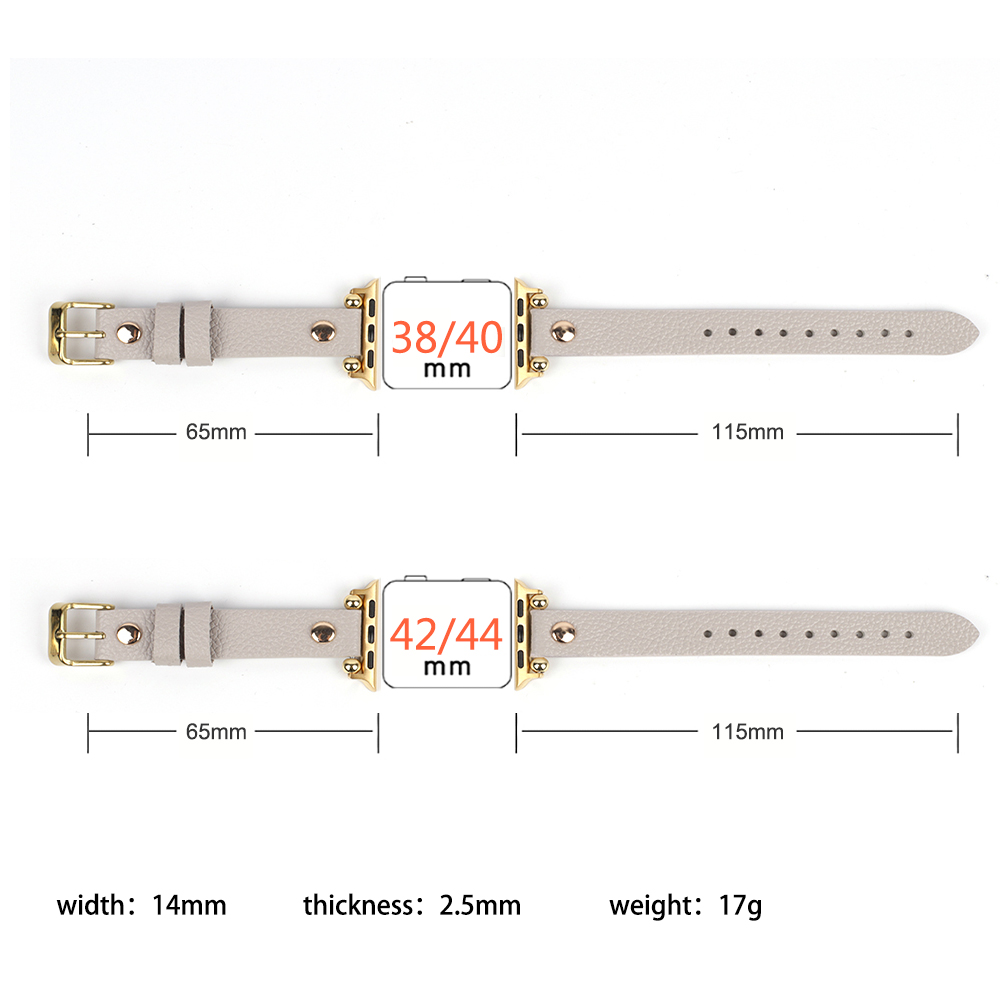 Slim Thin Band Leather Rivet S - Smartwatch Slim Watches For Men 评论和价格
