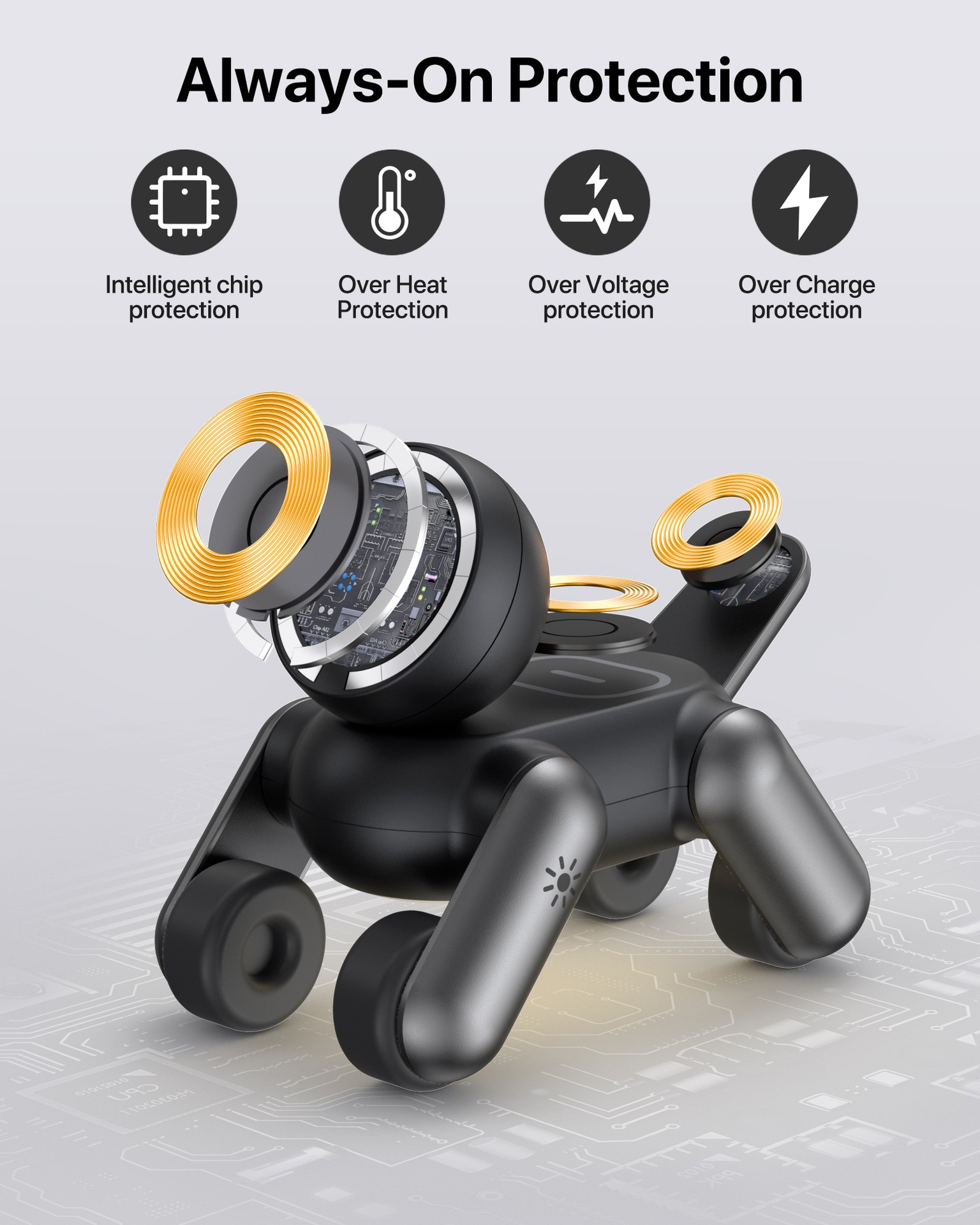 3-in-1 Magnetic Wireless Charg - Smartwatch Phone Watches 评论和价格