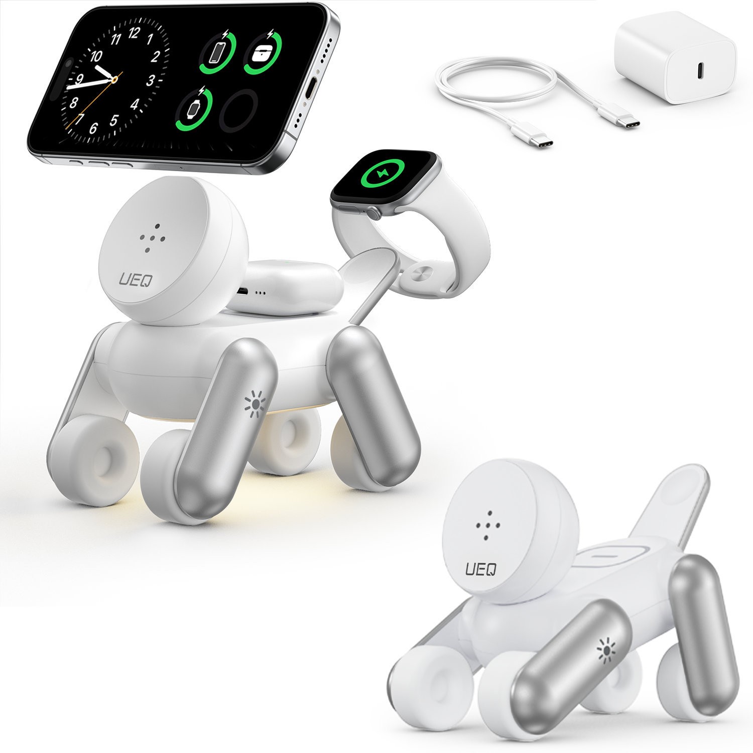 3-in-1 Magnetic Wireless Charg - Smartwatch Phone Watches 评论和价格