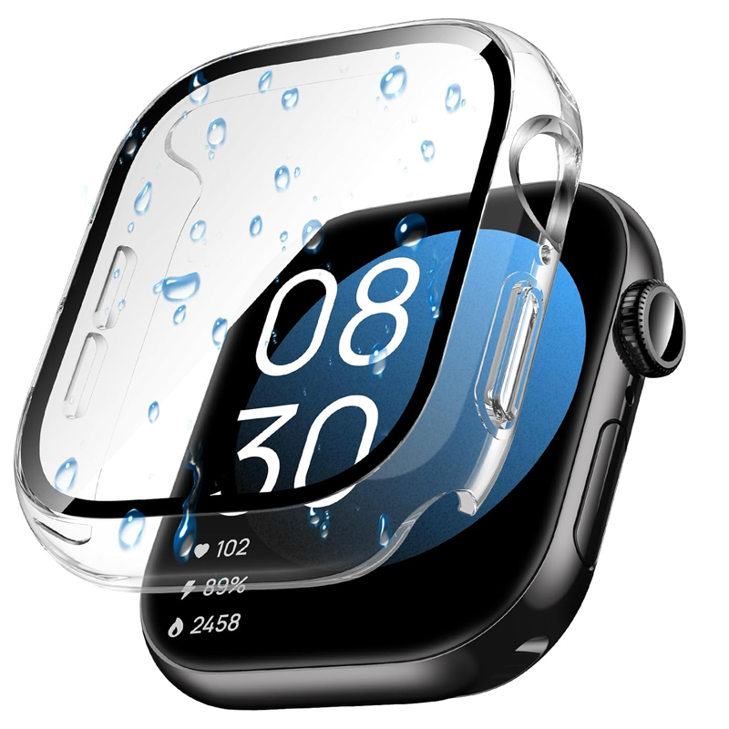 Glass+Case For Apple Watch 44m - Apple Watch Band 评论和价格