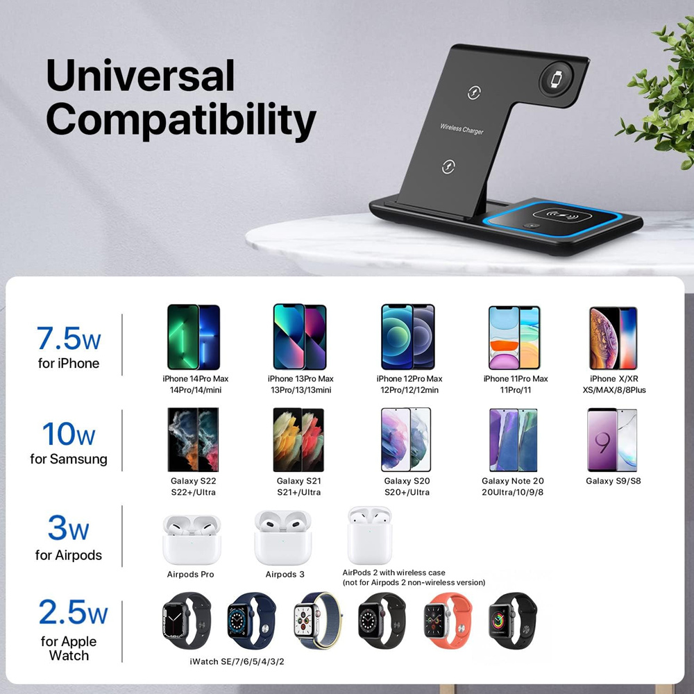 Wireless Charger Holder Stand  - Smartwatch Phone Watches 评论和价格