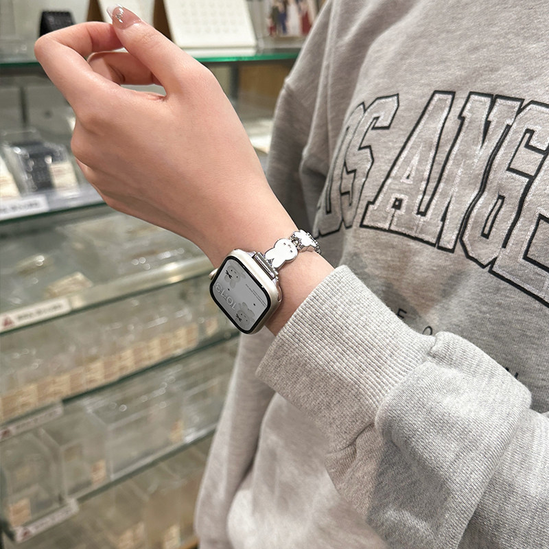 Miffy Rabbit Leather Watch Ban - Apple Watch Band 评论和价格