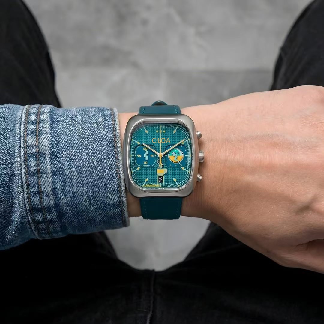 CILOA Classic Retro Square Chr - Smartwatch Square Watches For Men 评论和价格