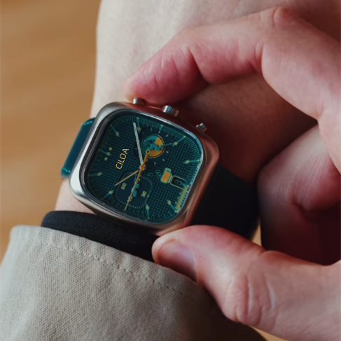 CILOA Classic Retro Square Chr - Smartwatch Square Watches For Men 评论和价格
