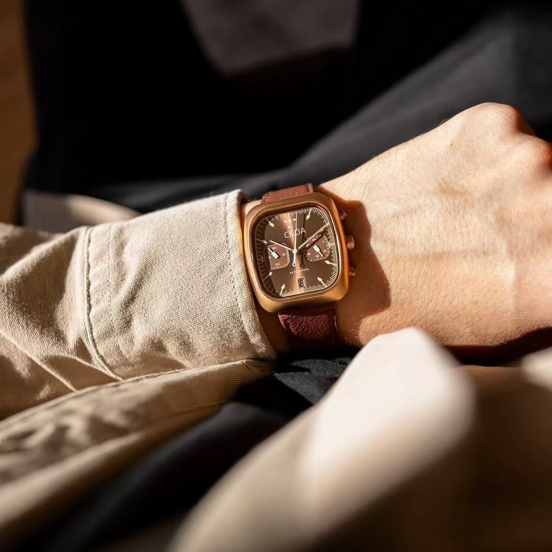 CILOA Classic Retro Square Chr - Smartwatch Square Watches For Men 评论和价格