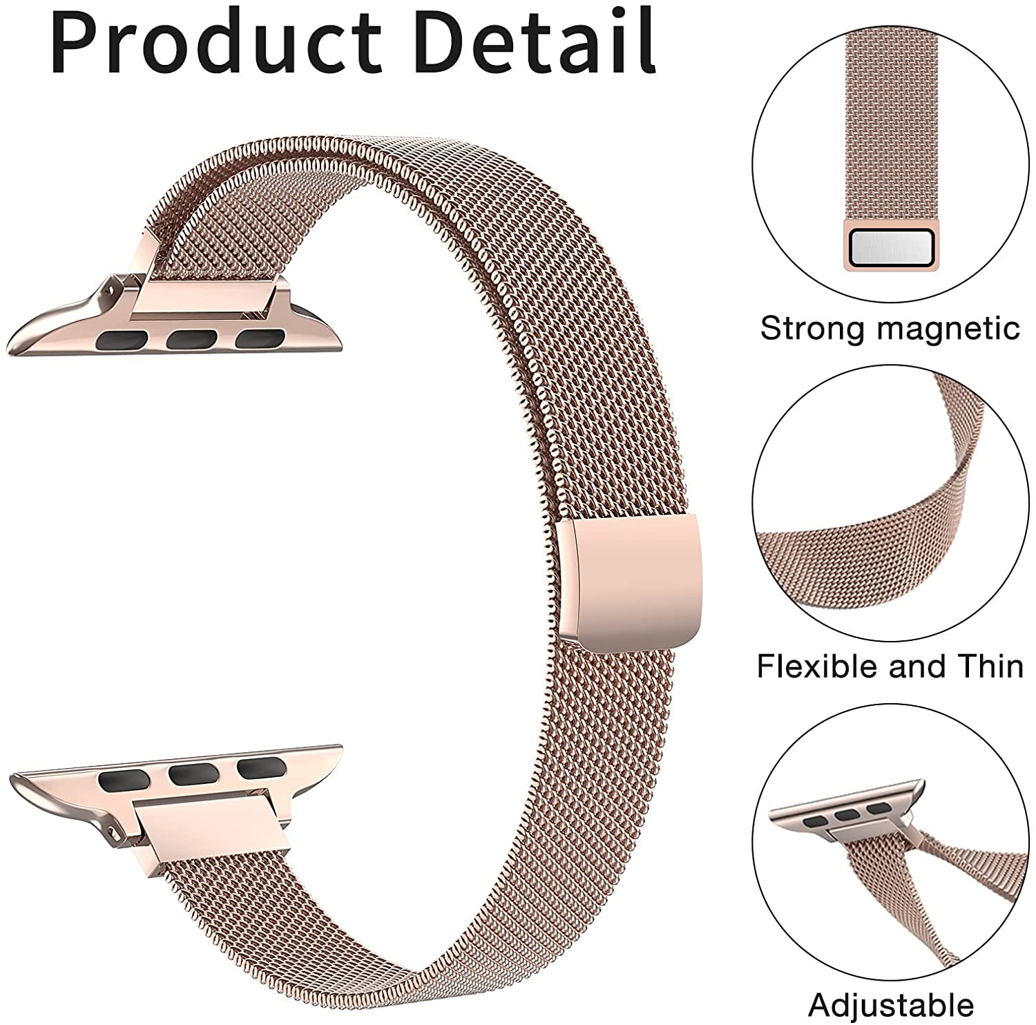 Slim Milanese Loop Strap For A - Smartwatch Slim Watches For Men 评论和价格