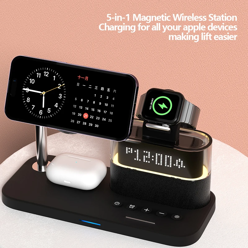 New 5 In 1 Wireless Charger St - Smartwatch New Watches 评论和价格