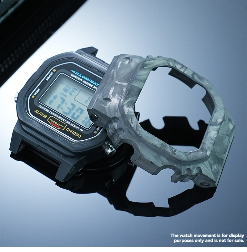 Carbon Fiber Modified Watch Ca - Casio Watch G-Shock Dw-5600 评论和价格