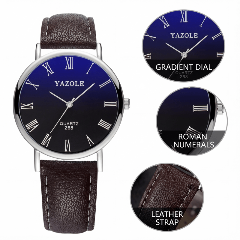 YAZOLE Men's Watch Fashion Ult - Smartwatch Slim Watches For Men 评论和价格