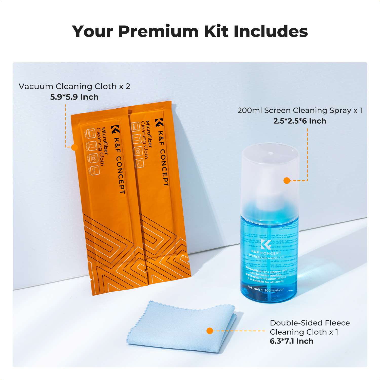 K&F CONCEPT 200ML Screen Clean - Watch Polishing Cloth 评论和价格