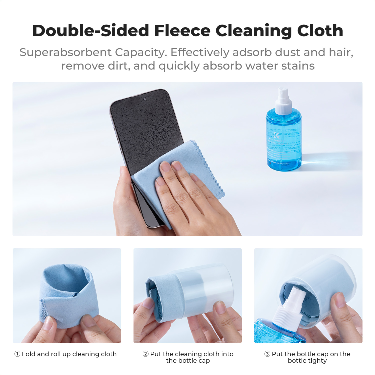 K&F CONCEPT 200ML Screen Clean - Watch Polishing Cloth 评论和价格
