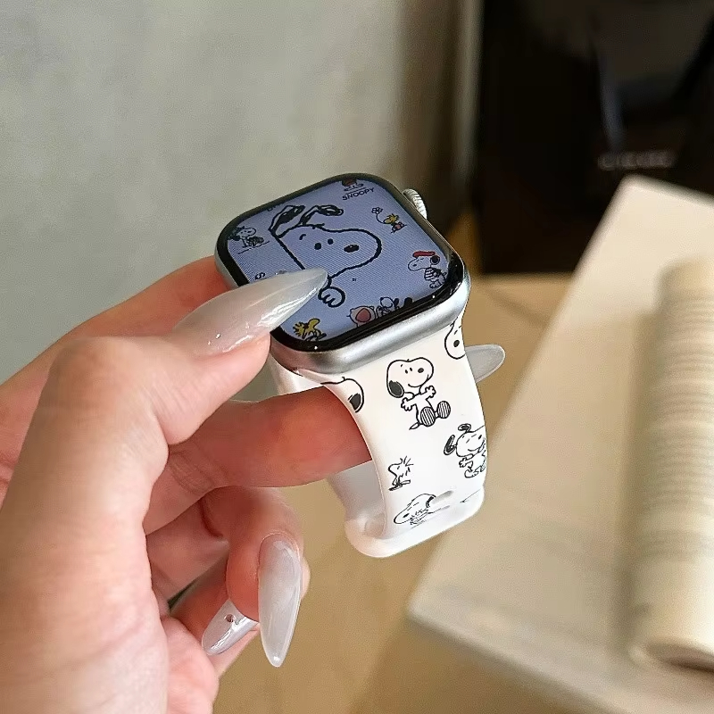 Cartoon Snoopy Watchband Apple - Apple Watch Band 评论和价格