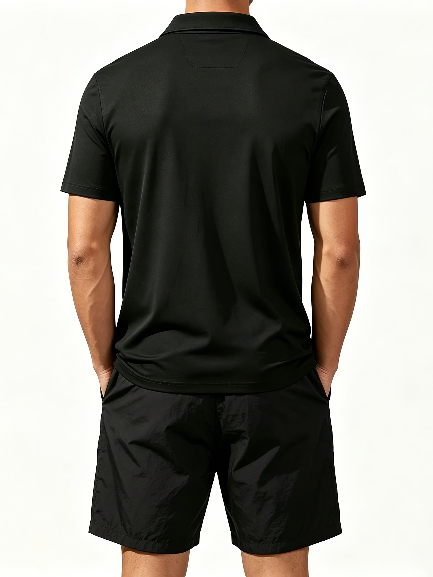 Men's Polo Shirt and Beach Sho - Watch S 评论和价格