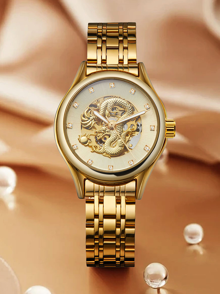 T-WINNER High-end Luxury Drago - Skeleton Mechanical Watch 评论和价格