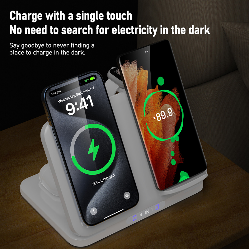 4 in 1 Dual Phone Wireless Cha - Smartwatch Phone Watches 评论和价格