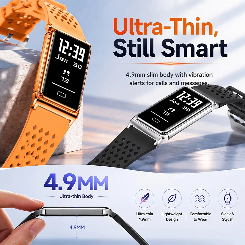 LIGE New Ultra-Slim Smart Brac - Smartwatch Slim Watches For Men 评论和价格