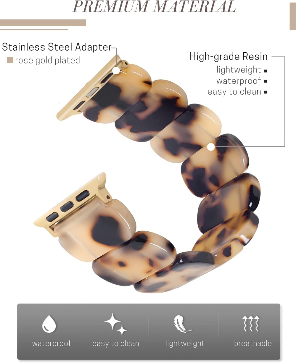 Heesch Tortoise Stretchy Watch - Apple Watch Band 评论和价格