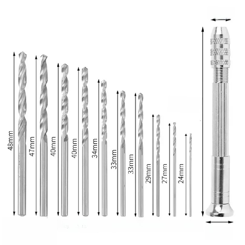 0.8-3.0mm Mini Hand Drill Wood - Watch S 评论和价格