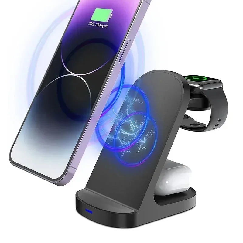 Durable 3 In 1 Wireless Charge - Smartwatch Phone Watches 评论和价格