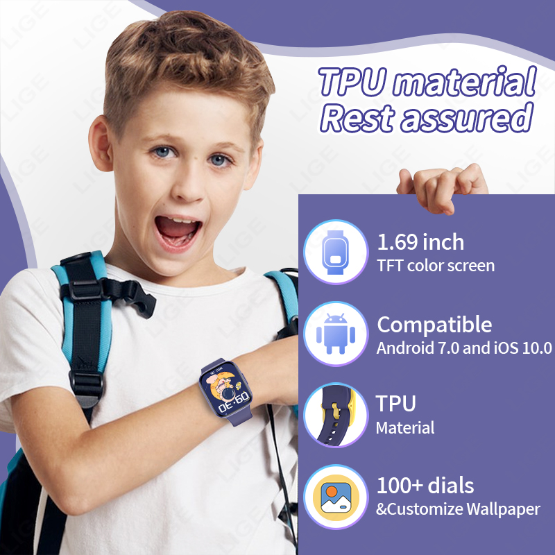 Lige Children Smart Watch Wome - Smartwatch Digital Watches For Girls 评论和价格