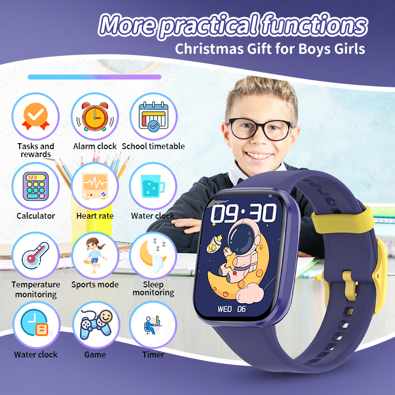 Lige Children Smart Watch Wome - Smartwatch Digital Watches For Girls 评论和价格