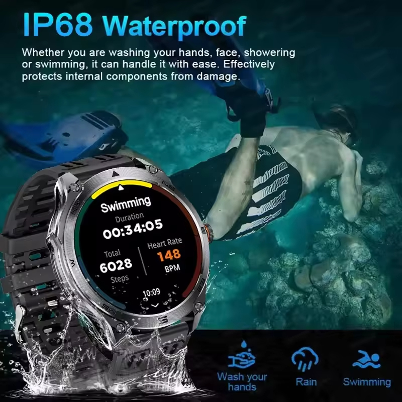 GPS SmartWatch IP69 Waterproof - Smartwatch Premium Watches For Men 评论和价格