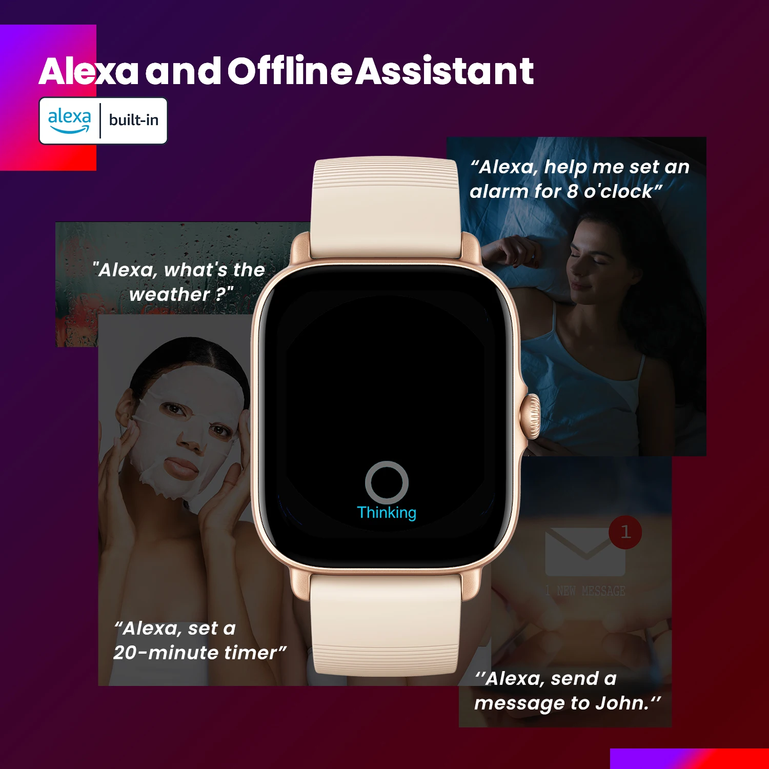 Amazfit GTS 3 Smartwatch  5ATM - Smartwatch Refurbished Watches 评论和价格