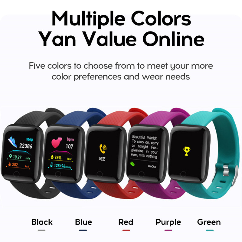 116plus Smart Watch Men Women  - Smartwatch Square Watches For Men 评论和价格