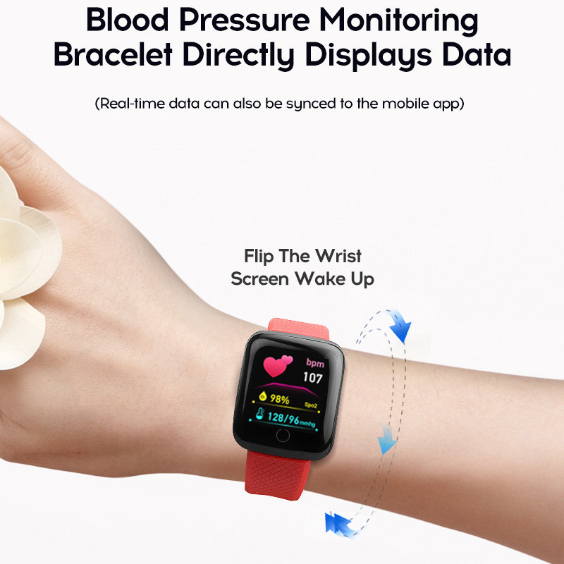 116plus Smart Watch Men Women  - Smartwatch Square Watches For Men 评论和价格