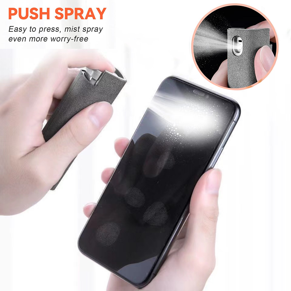 2 In 1 Screen Cleaner Spray Ki - Watch Polishing Cloth 评论和价格